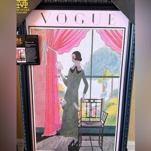 Framed Vogue Magazine Cover - Spring Shopping Number, March 1923 Issue Art Print